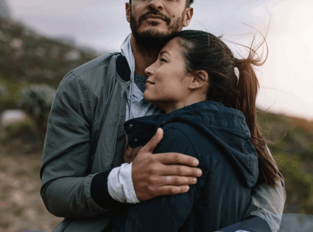 Happy Couple — Foreign Woman and American Man